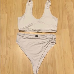 Naked wardrobe two piece swim set